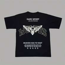 DARC WOES DEATH MOTH OVERSIZED UNI TEE Workout Wo T-Shirts Cotton Hip Hop Casual Shirts Gym Fitness T Shirt  TopY2K Wo's 220g Thick Cotton T-Shirt With Butterfly Print Pattern, Suitable For Girls And Wo's Short Sved Round Neck Inspirational Shirt, Cute Aesthetic Y2K Style Summer Top, Suitable For Outdoor, Family, Work Or Street Wear Casual Loose Daily T-Shirt - 黑色 - 查看 1