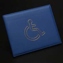 1pc Disability Card Holder & Card Pouch - Durable PVC Material, Open Design, With Convenient Identification, Multiple Colors Available, Suitable For Daily Commute And Storing Disability Certificates. Card Holder, Disability Certificate Protector, Disability Card Protector, Faux Leather Card Holder. - Multicolor - View 17