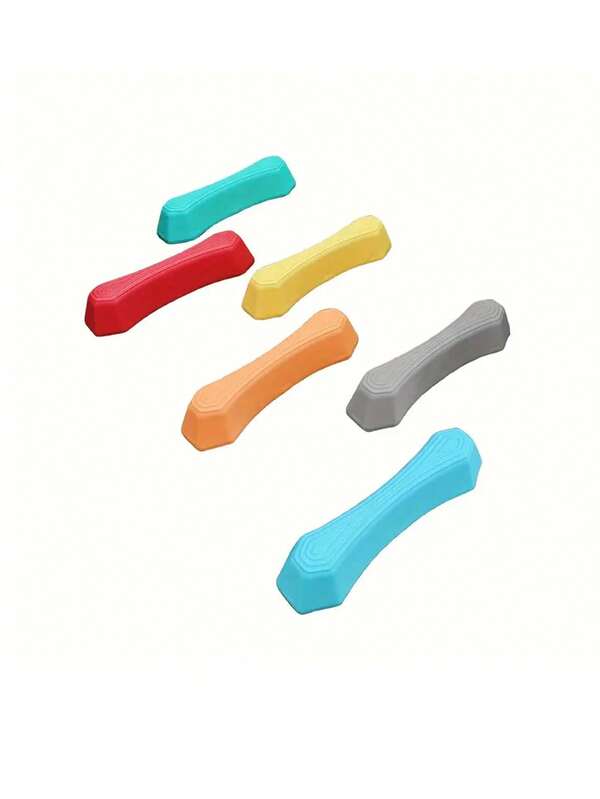 6pcs Kids Balance Stepping Stones Set, Multi-Color Plastic Balance Stepping Blocks For Coordination And Gross Motor Skill Development, Suitable For Indoor/Outdoor Children Fitness Course, Ages 3-12