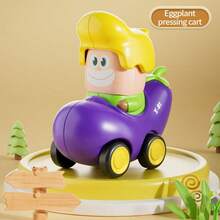 Carrito de muñeca para niños, regalo para niños y niñas de 3+ años, diseño lindo de frutas y verduras, carrito de muñeca con fricción para empujar, carro de muñeca, regalo de cumpleaños para preescolar, juguetes para niños pequeños - Multicolor - Ver 14