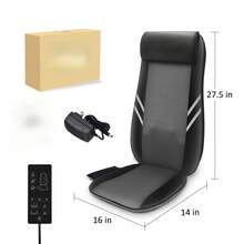 Shiatsu Back Massager With Heat, Full Body Massage Seat Cushion, Massage Chair Pad Gifts - Black - View 2