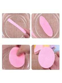 12pcs/Pack Compressed Face Washing Sponges, Expand With Water, Reusable Facial Cleansing Pads, Makeup Remover Sponges, Compact & Portable