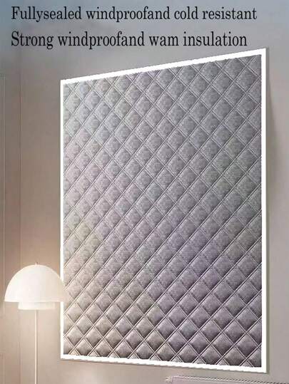 Cortinas quentes de inverno, janelas isoladas à prova de vento, à prova de frio e isoladas, janelas com tela, sombreamento, isolamento acústico