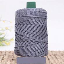 185 Yards X 3mm Polyester Tassel Cord, Braided Tassel Macrame Rope, Colorful Polyester Yarn Handwoven Tassel Cord For Crochet, Bags, Wall Hangings, Carpets, DIY Crafts, Plant Hangers, Tassel Projects - Multicolor - View 23