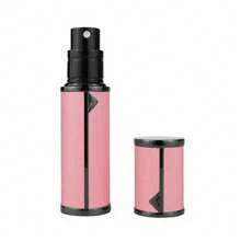 香水旅行喷雾器，真皮底部填充可再填充香水瓶，迷你古龙水香水分配器，防晒喷雾瓶，便携式喷雾器口袋大小，适合飞机旅行礼物 - 彩色 - 查看 12