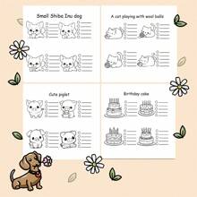 (An Upgraded Deluxe Version, Thickened Paper 22 Pages, 20 * 20cm)Practice Coloring Book, Watercolor Paper, Unique Cover, Comfortable Space Coloring, Suitable For Adults To Relax Comfortably | Valentine's Day, New Year, New Year's Day, Birthdays And Parties The Perfect Gift For All Kinds Of Festivals, Suitable For Friends, Family And Colleagues,Book,Back To School,School Supplies