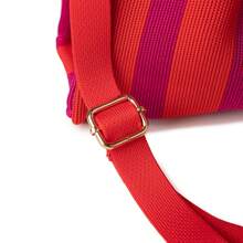 Hao.hyai 2025 Nuova Borsa Donna Urbana a Tracolla con Maniglia Bag e Tracolla, con Motivo Rigato in Maglia