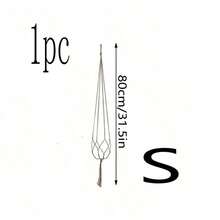 5pcs/10pcs Plant Hanging Hooks, Tassel Plant Hanging Hooks For Hanging Indoor Plant Pots, Plant Bracket Baskets With Jute Ropes, Suitable For Indoor & Outdoor Garden Home Decor - Natural Color - View 13