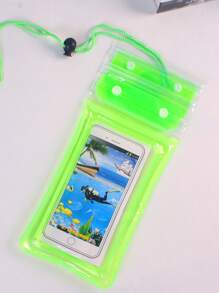 1 Peça Bolsa Impermeável para Telefone Celular com Câmara de Ar Transparente Grossa, Bolsa Impermeável de Deriva na Praia, Estojo Impermeável para Telefone Celular com Tela de Toque