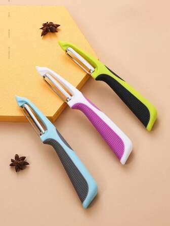 1-3pcs Kitchen Vegetable And Potato Peeler Stainless Steel Peeler P-Type Peeler Fruit Peeler Potato And Apple Peeler Kitchen Supplies