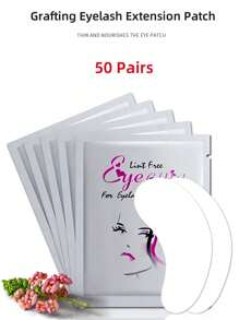50 paires de patchs de greffage pour extension de cils, pour extensions de cils, protection et isolation pour extensions de cils