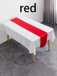 1 Peça Trilho de Mesa Cor Sólida, Tapete de Mesa Decorativo de Hotel de Estilo Nórdico de Alta Densidade para Casamentos, Trilho de Mesa e Tapete Estilo Europeu Multicoloridos