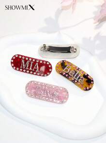 Handgemachte Haarspangen mit Diamantenbesatz aus Acetat, elegantes Frühlings-/Sommer-Haaraccessoire, geeignet als Jubiläums-/Hochzeitsgeschenke, langanhaltend, farbenfrohe, süße, niedliche, witzige, kawaii, Y2K-Stil, stylisch, unisex, lässig, personalisierbar, einzigartig, maßgeschneidert, ideale Geschenke für ihn, ideale Geschenke für sie, für Freundin, Freund, Familie, Freunde, Kinder, zu Jahrestagen, zu Valentinstag, zu Muttertag, zu Geburtstagen, zu Kindertag, zu Vatertag, zu Abschluss, zu Hochzeiten, zu Einweihungen