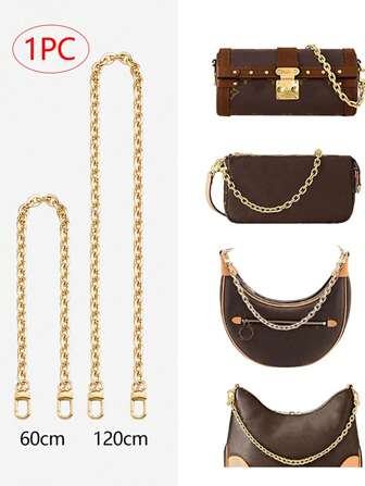 Bag Chain Accessory Shoulder Strap DIY Decorate Underarm Side Chain Metal For Crossbody Bag Replacement Parts Customizable Chain Length