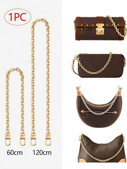 Bag Chain Accessory Shoulder Strap DIY Decorate Underarm Side Chain Metal For Crossbody Bag Replacement Parts Customizable Chain Length