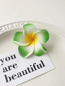 8 件可爱雏菊花发夹，波西米亚新鲜花朵发夹，适合岛屿、海滩、节日派对，多功能发饰爪夹发夹发夹 - 彩色 - 查看 3