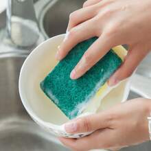 1/5/10/20/30/40/50pcs/Set Washing Up Sponges, Cleaning Cloth, Dish Cleaning Brush, Absorbent Sponge Blocks, Kitchen Supplies Dishcloths, Magic Sponge Scrubbers