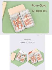 1 Piece Manicure Set Nail Clippers Set Men And Women 8 In 1 Toenail Clippers Personal Care Tools With Portable Travel Case Manicure Pedicure Tools Beauty Set Gift Suitable For Men Women Family Friends Wife Various Colors And Styles (Different Batches Do Not Affect The Use And Appearance)