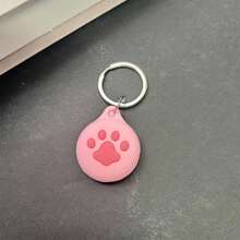 Airtag Protective Case, Apple Airtags Silicone Shockproof Cover, Cute Cartoon Design For Air Tag Key Chain, Pet Dog Collar, Cat Paw, Shiba Inu Accessories