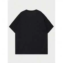 DARC SPORT Brand Cotton Women T-Shirts New Premium NFGU Wolves Hip Hop Oversized Gym Tee Unisex Couple T Shirt DARCSPORT Men Top - 黑色 - 查看 2