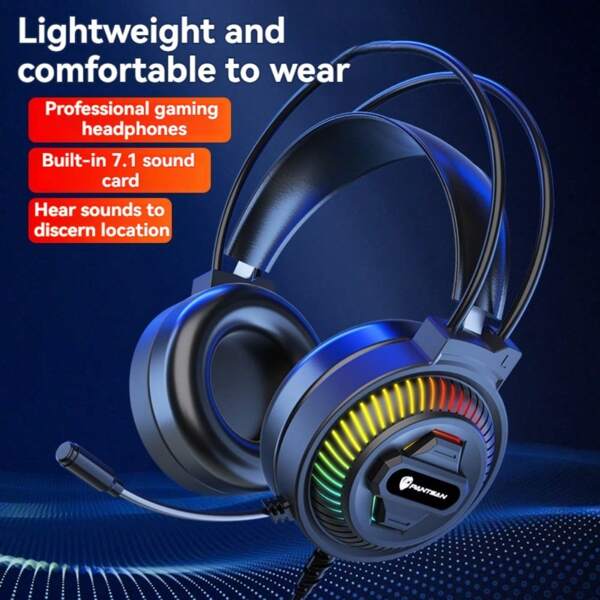 PSH-400 Computer Headset Desktop Gaming Headset Wired Laptop Headset
