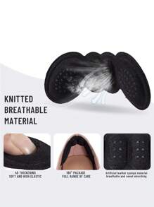 2Pcs Heel Pads,Heel Grips Make Shoes Fit,Heel Cushions Shoe Filler For Heel Pain Relief