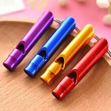 2/4pcs Super Loud Whistle, Super Loud Aluminum Sports Emergency Survival Whistle, Suitable For Camping Hiking Hunting Outdoor Sports And Emergency