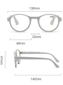 [Free Protection Case]1Pc Fashion Portable Folding Reading Glasses Blue Light Blocking Square Frame Presbyopic Glasses For Women Men - With Eyeglasses Protected Box,Casual Chic Lightweight,Flower Printed, Daily Use,1.0 To 4.0