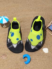 Boys' Cartoon Cute Fun Non-Slip Breathable Soft Water Shoes, Suitable For Swimming, Beach, Outdoor, Yoga, Home - Multicolor - View 1