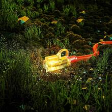 HUANCHAIN 12/3 Gauge Heavy Duty Outdoor Extension Cord 100 Ft Waterproof With Lighted End, Flexible Cold-Resistant 3 Prong Electric Cord Outside, 15Amp 1875W 12AWG SJTW, Yellow, ETL - Orange - View 6