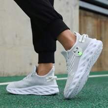 Męskie modne, oddychające, lekkie, codzienne trampki, wygodne, uniwersalne, jednokolorowe buty sportowe