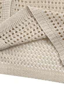 Knit Mix Spring Summer Knit Cardigan Short Sleeve Round Neck Top And Shorts Casual Versatile Street Beach Vacation Solid Color Elegant Modest Vintage Old Money Style Two Pieces Set Back To School Autumn Fall Women Clothes Streetwear
