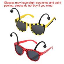 2pcs Set Bee, Ladybug Wing Headband And Glasses, Adult Party Cosplay Headpiece, Glasses, Suitable For Outdoor Play, Beach Photo Props, Various Festivals, Halloween, Carnival Outfit
