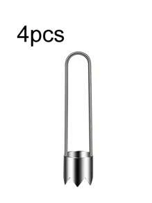 1 Stück - 4 Stück Edelstahl Obst- und Gemüsekernentferner, Paprikakernentferner, Apfel, Birne, Tomate, Paprika Kern Entfernungswerkzeug für die Küche - langanhaltend und einfach zu verwenden