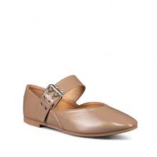 1 Paar Punk-Stil TPU-Schnalle Spitz Zulaufende Lässig flache für Frühling & Sommer