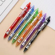 Colorful Erasable Ballpoint Pens 0.5mm Fine Tip Smooth Writing Retractable Pens With Ergonomic Oval Barrel Ideal For School Office High Quality Gift For Students Teachers Unique Gel Ink Pens For Notes Documents Back To School