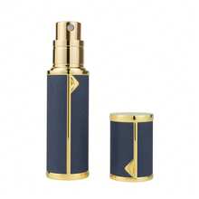 香水旅行喷雾器，真皮底部填充可再填充香水瓶，迷你古龙水香水分配器，防晒喷雾瓶，便携式喷雾器口袋大小，适合飞机旅行礼物 - 彩色 - 查看 18