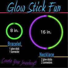 Glow Sticks Bracelets And Necklaces, Glow In The Dark Party Favors, Neon Party Glow Necklaces And Glow Bracelets With Connectors For Easter, Christmas, Halloween Supplies Pack,New Year, Birthday Party, Homecoming,Single Party,Holiday Party,Festival,Football Party Supplies - 200pcs - View 12