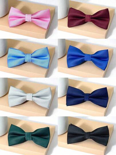 3pcs Men's Gift Box Bow Tie Suit, Casual Clothes Are Fashionable And Simple, Suitable For Offices, White-Collar Workers, Businesses, Parties, Parties, Festivals And So On.