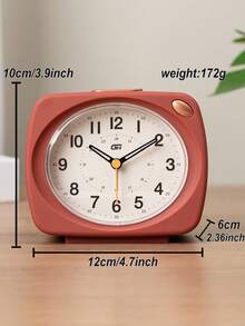 Reloj despertador multifuncional con música, con volumen ajustable, función de repetición, función de luz nocturna, operación silenciosa, no molesta el descanso ni la lectura, decora tu dormitorio, mesita de noche, oficina, sala de estar, dormitorio escolar, muy hermoso, también es un regalo ideal para estudiantes en la temporada escolar, un reloj imprescindible para la decoración escolar, sorpresa escolar, decoración del dormitorio, decoración del hogar, decoración de la habitación, útiles escolares - Multicolor - Ver 14