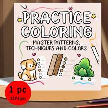 (An Upgraded Deluxe Version, Thickened Paper 22 Pages, 20 * 20cm)Practice Coloring Book, Watercolor Paper, Unique Cover, Comfortable Space Coloring, Suitable For Adults To Relax Comfortably | Valentine's Day, New Year, New Year's Day, Birthdays And Parties The Perfect Gift For All Kinds Of Festivals, Suitable For Friends, Family And Colleagues,Book,Back To School,School Supplies