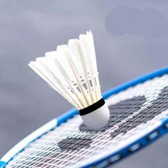 1/3/6pcs Goose Feather Badminton Shuttlecocks For Match, Study, Entertainment & Training