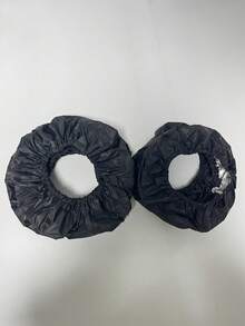 4pcs Set Baby Stroller Wheel Covers, Dust-Proof Wheel Protector Suitable For Prams And Umbrella Strollers - Black - View 8