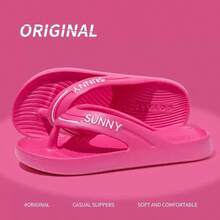 1 par de chanclas, sandalias de dedo, material de EVA, sandalias casuales para parejas con suela suave antideslizante para uso en exteriores, piscina, verano, aislamiento, Galentines, Puppy, Carnaval, decoraciones de fiesta, zapatos, selecciones de primavera y verano, regalos para damas de honor, habitación, decoración de dormitorio, playa, viaje, para hombres, para mujeres, vacaciones, cosas lindas, regalo del Día de la Madre, decoración de dormitorio, jardín, decoración de cocina, verano, playa, artículos de viaje esenciales, decoración de habitación, Squishy, graduación, estante para zapatos, ahorrador de almacenamiento, exterior, jardín, artículo de viaje esencial, portátil, artículo esencial de playa, temporada de graduación, ceremonia de graduación, regalo de graduación, presente de graduación, Felicitaciones graduado, Felicitaciones graduado, Valedictorian, Terminar la escuela - Multicolor - Ver 16