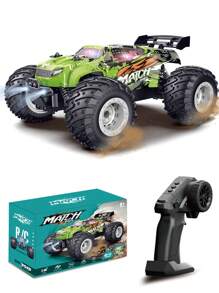 1 Stück Ferngesteuerte Autoragelle, 2,4 GHz Allgelände-RC Monstertruck, Aufladbares Fernsteuerfahrzeug mit LED-Leuchten, 22 km/h Hochgeschwindigkeits-RC Drift-Auto mit Geschwindigkeitsanpassung, geeignet für Kinder von 6-12 Jahren, Weihnachts-/Halloween-/Oster-/Geburtstagsgeschenk