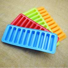 1/4pcs Ice Tube Tray, Perfect Ice Bar Mold, Suitable For Small Mouth Sports Water Bottles, Bottled Soda, Silicone Ice Bar Tray For Restaurants