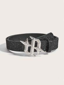 1pc Vintage American Y2K Style PU Leather Belt For Men, Suitable For Jeans, Suits, Daily Matching Summer, School