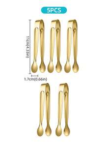 10 件不锈钢小夹子，适用于方糖、冰块、迷你水果、糖果、甜点、派对 - 餐厅、咖啡厅、下午茶、派对、酒店用品 - 糖夾 - 查看 16