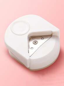 1pc Multi-Color Corner Cutter: Perfect Corner Rounder For Photos And Cards, DIY Corner Cutting Tool With R4 Radius - Corner Rounding Tool For Crafts, Photos, Paper And Cards - Square And Pointed Round Edge Trimmer - School And Office Supplies