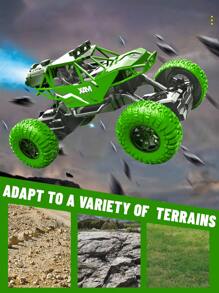 1pc Remote Control Off-Road Vehicle, Rechargeable RC Car With Spray Function, Monster Truck Pickup Toy RC Car Toy, Suitable For All Terrain, Classic Affordable RC Car Toy Gift For 6-10 Year Old Boys